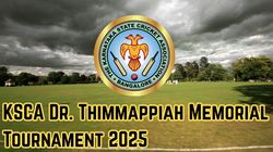 Ksca Dr K Thimmappiah Memorial Tournament 2025 Teams Key Players Format All You Need To Know