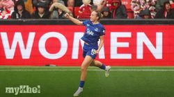 Vignola Hat Trick Debut Everton Anfield Derby 