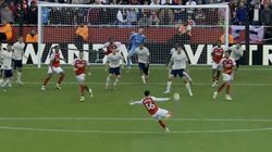 Arsenal Vs Nottingham Martin Zubimendi Scores Wonder Volley For Maiden Gunners Goal Watch Video