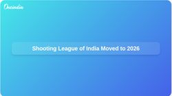 Inaugural Shooting League Of India Rescheduled 2026 