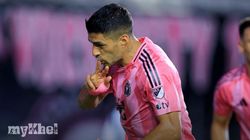 Luis Suarez Celebrates 600 Goal Milestone 