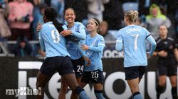 Manchester City 3 2 Arsenal Kelly Celebrations Cut Short 