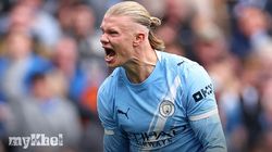 Manchester City 2 0 Everton Haaland Double Leads To Victory 