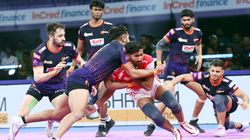 Pkl 2025 Sandeep Runs Riot Over Gujarat Giants As U Mumba Secure Massive 15 Point Win