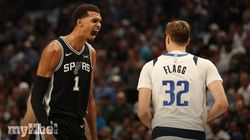 Wembanyama Scores 40 Spurs Defeat Flagg Nba Debut 