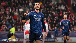 Mikel Merino Scores Twice Arsenal Beats Slavia Prague 