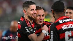 Jorginho Celebrates Flamengo Copa Libertadores Triumph 