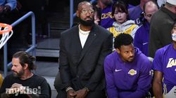 Lebron James Returns To Practice With Lakers 
