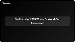 Man United Wrexham Birmingham 2035 Womens World Cup Stadiums 