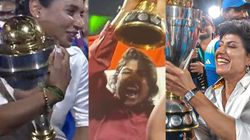 Heartwarming Moment India Women Celebrate World Cup Win Legends Mithali Raj Jhulan Goswami Anjum