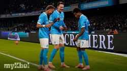 Napoli 3 1 Atalanta Neres Brace Palladino Debut 