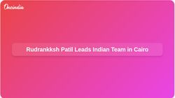 Rudrankksh Patil Aims For Glory At Issf World Championships 