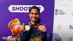 Sakshi Padekar Wins 10m Air Rifle Gold Khelo India University Games 2025 