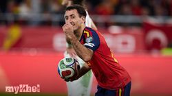 Spain 2 2 Turkiye World Cup Qualifying Top Spot 