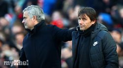 Conte And Mourinho Superstars Dugout Napoli Benfica 