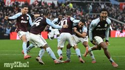 Aston Villa 2 1 Arsenal Buendias Late Winner Stuns Leaders 