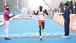 Tata Steel World 25k Kolkata Cheptegei Dominates Indians Gulveer Singh And Seema Shatter Records