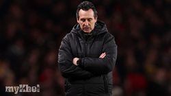 Emery Arteta Handshake Arsenal Villa 2025 Match 