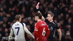 Frank Believes Game Gone After Simons Red Card Liverpool 