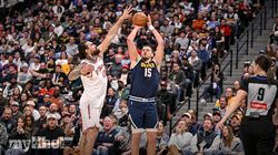Jokics 12th Triple Double Lifts Nuggets Over Rockets In Ot 