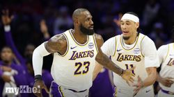 Lebron James Saves Lakers Against Sixers 
