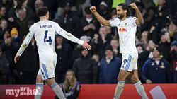 Leeds United 4 1 Palace Calvert Lewin Brace Pulls Hosts Clear 