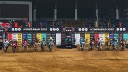 Team Gujarat Trailblazers Leads Season 2 Of The Indian Supercross Racing League Hyderabad Round