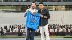 A 10 10 Day For Leo Messi Sachin Tendulkar Shares Heartfelt Post After Historic Wankhede Meeting