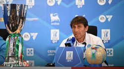 Napoli Supercoppa Italiana Final Conte Encouragement 