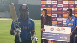 Vijay Hazare Trophy Vishnu Vinod Baba Aparajith Script Massive Win For Kerala Over Tripura