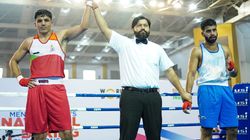 Senior National Boxing World Champion Minakshi Nikhat Hitesh Advance To Semifinals