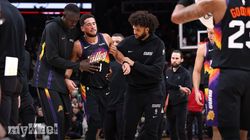 Nba Suns Booker Ankle Injury Hawks Recap 