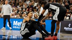 Victor Wembanyama Hyperextension Back Next Game Spurs 2026 