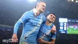 Man City Defeat Fulham 3 0 Pressure Arsenal Premier League 