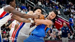 Oklahoma City Thunder Injury Setback Vs Detroit Pistons Praise Daignault 