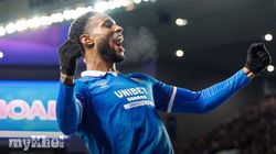 Rangers Edge Hearts Chermiti Hat Trick Closes Gap 