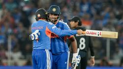 Sanju Samson Abhishek Sharma Explode As India Record Fastest Team 100 In T20 World Cup Knockouts