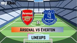Arsenal Vs Everton Starting Xi Ars Vs Eve Premier League Team News Predicted Lineups News
