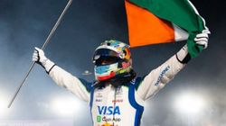 Arvid Lindblad Waves Indian Flag At Red Bull Moto Jam In Greater Noida Sends F1 Fans Into Frenzy