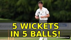 Brett Randell Scripts History With Five Wickets In Five Balls In First Class Cricket In New Zealand