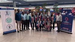 Italy Women S Hockey Team Arrives In Hyderabad For Fih World Cup 2026 Qualifiers