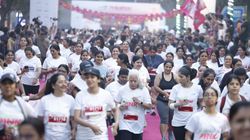 Zydus Pinkathon Delhi International Women Day 6 000 Women Gather For 8th Edition 