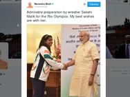 ಸಾಕ್ಷಿ ಸಾಧನೆಗೆ ಬಹುಪರಾಕ್ ಎಂದ ಪ್ರಧಾನಿ ಮೋದಿ