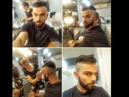 ವಿರಾಟ್ ಕೊಹ್ಲಿ ಹೊಸ ಹೇರ್ ಸ್ಟೈಲ್ ಹೇಗಿದೆ ನೋಡಿ!