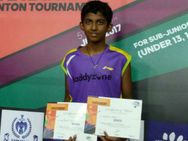 ಆಯುಶ್ ಶೆಟ್ಟಿಗೆ ರಾಜ್ಯಮಟ್ಟದ ಡಬಲ್ ಬ್ಯಾಡ್ಮಿಂಟನ್ ಪ್ರಶಸ್ತಿ