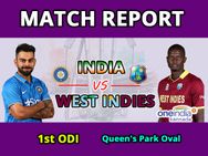 ಮೊದಲ ಏಕದಿನ ಪಂದ್ಯ : ಅರ್ಧಶತಕ ಗಳಿಸಿ ರಹಾನೆ, ಧವನ್ ಔಟ್