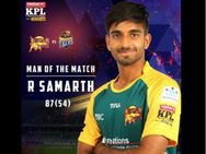 ಭಾರತ 'ಎ' ತಂಡಕ್ಕೆ ಕರ್ನಾಟಕದ ಸಮರ್ಥ್ ಆಯ್ಕೆ