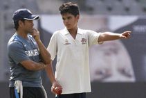 ಮೊದಲ ಅಂತಾರಾಷ್ಟ್ರೀಯ ವಿಕೆಟ್ ಪಡೆದ ಅರ್ಜುನ್ ತೆಂಡೂಲ್ಕರ್