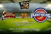 ಕೆಸಿಸಿ 2018: ಫೈನಲ್‌ಗೆ ಲಗ್ಗೆ ಇಟ್ಟ 'ರಾಜಾಹುಲಿ' ರಾಷ್ಟ್ರಕೂಟ ಪ್ಯಾಂಥರ್ಸ್ ಪಡೆ