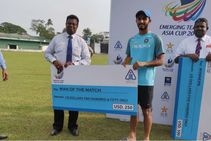 ಎಮರ್ಜಿಂಗ್ ಏಷ್ಯಾಕಪ್: ಪಾಕ್ ಸದೆಬಡಿದ ಭಾರತ ಫೈನಲ್‌ಗೆ ಪ್ರವೇಶ